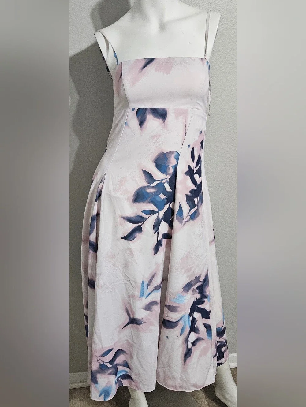 Abercrombie & fitch Godet Clasp-Back Midi Dress Size XSP